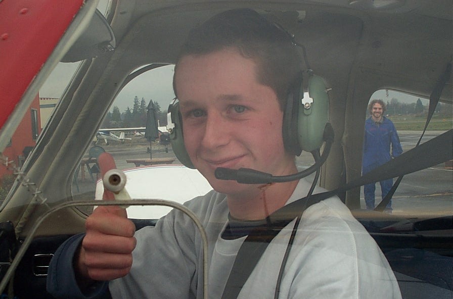 Pilot Nicolas Nonas, Langley Flying School